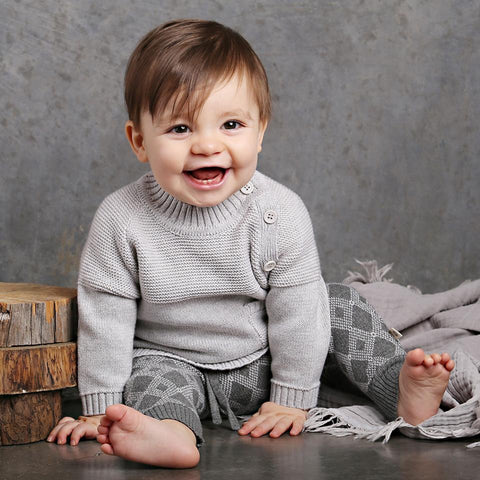 Side Split Jumper - Silver