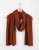 Classic Merino Scarf - Burnt Orange Classic Merino Scarf - Burnt Orange
