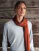 Classic Merino Scarf - Burnt Orange