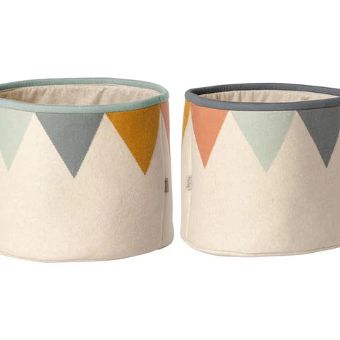 Maileg - Basket 2pc Set(Blue)