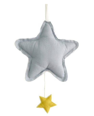 Musical Star - Grey Linen.