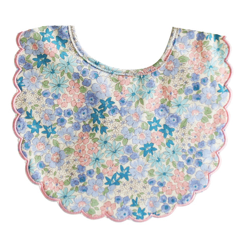 Alimrose - Scallop Edge Bib Liberty Blue