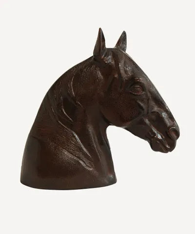 Horse Head Decor - Bronze