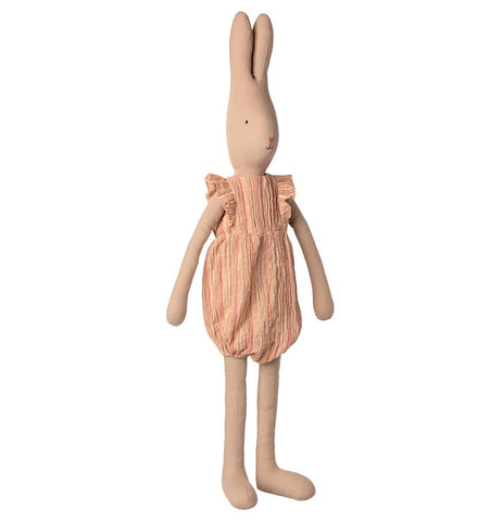 Maileg Rabbit Size 5 in Striped Jumpsuit