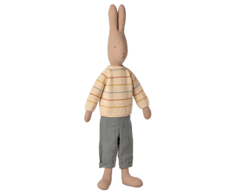 Maileg Rabbit Size 5 in Pants & Knitted Sweater