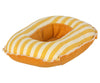 Maileg Rubber Boat Small Mouse Yellow Stripe