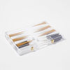 Sunnylife Lucite Backgammon - Whisky Noir Sunnylife Lucite Backgammon - Whisky Noir
