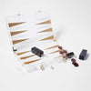 Sunnylife Lucite Backgammon - Whisky Noir Sunnylife Lucite Backgammon - Whisky Noir