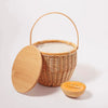 Sunnylife Round Picnic Cooler Basket Natural Sunnylife Round Picnic Cooler Basket Natural