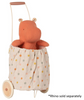 Maileg trolley, multi dots - Rose. Maileg trolley, multi dots - Rose.