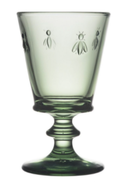 French Bee Wine Glass -coloured - Box set of 6.