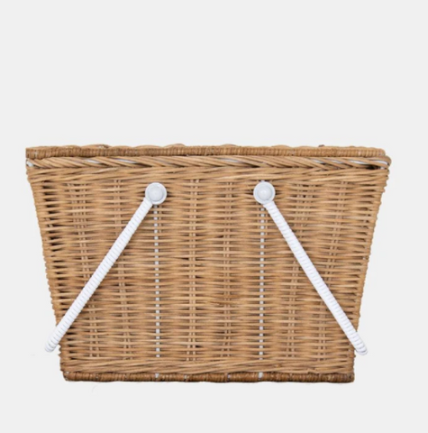 Ollie Ella Piki Rattan Basket - Medium.