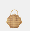 Ollie Ella Rattan Shell Bag Ollie Ella Rattan Shell Bag