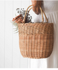 Ollie Ella Rattan Bucket Bag Ollie Ella Rattan Bucket Bag