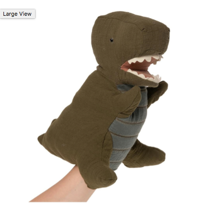 Maileg Ganto  Rex Hand Puppet.