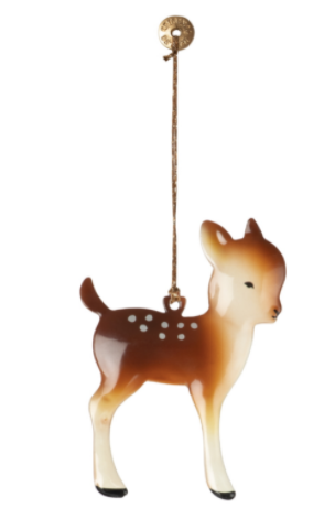 Maileg Metal Reindeer Christmas Ornaments.