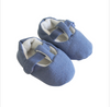 T-Bar Booties Chambray T-Bar Booties Chambray