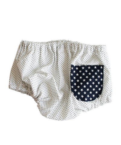 Alimrose nappy cover navy spot