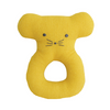 Linen Mouse Ring Rattle 10cm Linen Mouse Ring Rattle 10cm