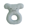 Linen Mouse Ring Rattle 10cm Linen Mouse Ring Rattle 10cm