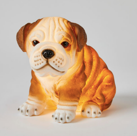 night lights - sculptured bulldog