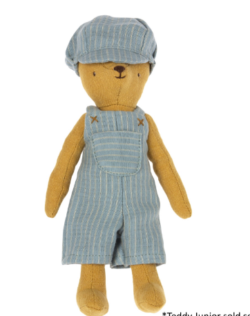 maileg teddy in overalls