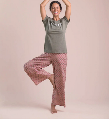 lazybones Kate pant in Aragon *organic cotton