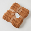 Aurora Cable Knit Baby Blanket. Aurora Cable Knit Baby Blanket.