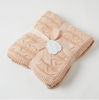 Aurora Cable Knit Baby Blanket. Aurora Cable Knit Baby Blanket.