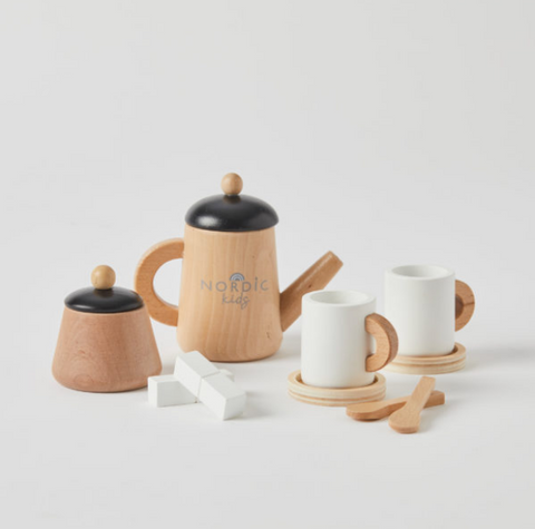 Wooden Tea Set.