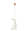 Maileg White Easter Bunny Metal Ornament.