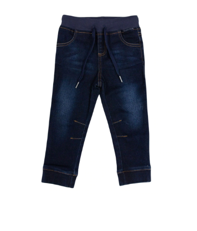 Denim Knit Jean - Dark Blue Denim.