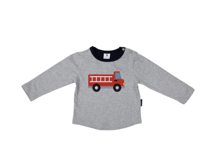 Korango Fire Truck Top Grey Marle
