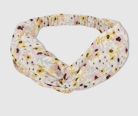 Girls Daisy Headband - Dusty Pink