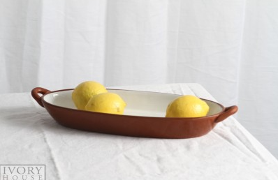 Terra Oval Dish 38 x14 x5cm
