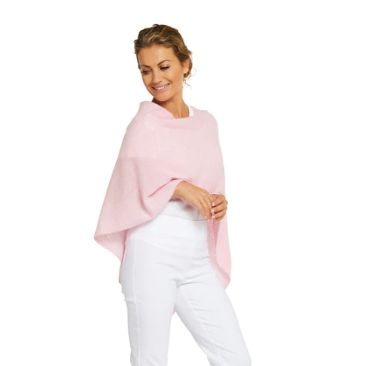 Cashmere topper - pink swirl