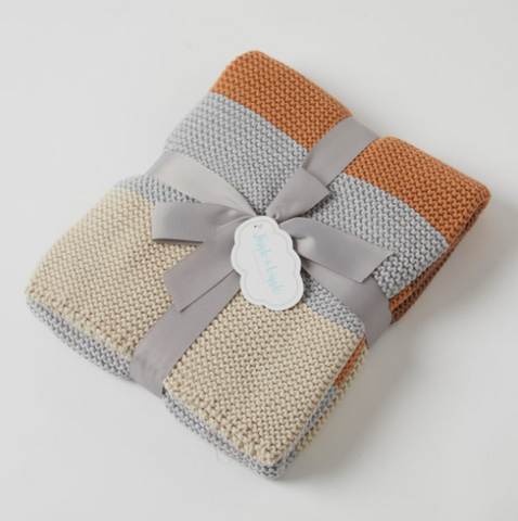 Oslo Knitted Baby Blanket
