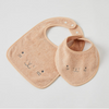 Animal Faces Terry Towelling Bibs Set of 2 Animal Faces Terry Towelling Bibs Set of 2