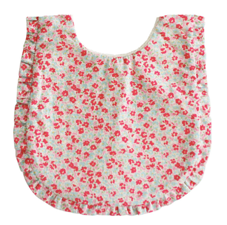Ruffle Edge Bib Sweet Floral