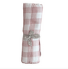 Muslin Cotton Swaddle Check Print.