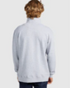 Ortc - Quarter Zip Flag Sweater - Grey Marle Ortc - Quarter Zip Flag Sweater - Grey Marle