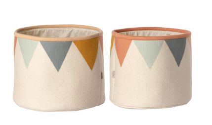 Maileg Basket - 2 piece - Rose