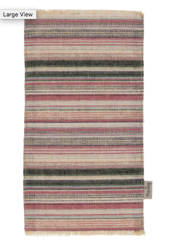 Maileg Miniature  Stripe Rug.