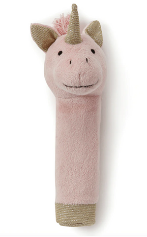 Unicorn Rattle - Pink