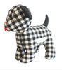 Alimrose Musical Puppy Dog Check Linen