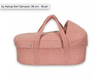 Corduroy Doll Carry Cot  - Blush Corduroy Doll Carry Cot  - Blush
