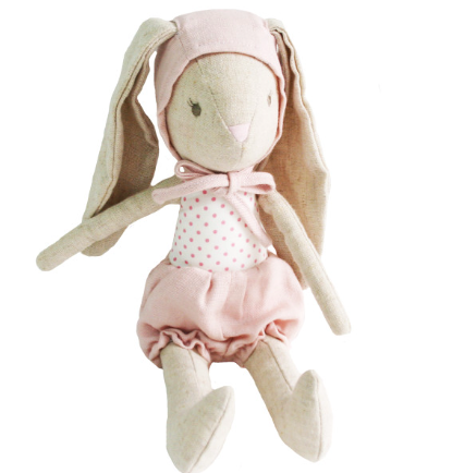 Baby Girl Bunny in Bonnet