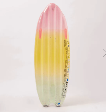 Sunnylife Ride with me Surfboard Float Rainbow Ombre.