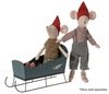Maileg Christmas Sleigh -Medium  Mouse. Maileg Christmas Sleigh -Medium  Mouse.