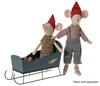 Maileg Christmas Sleigh -Medium  Mouse.